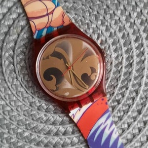 Vintage Swatch GR106 -Louis Louis - AG 1990 - Colectible