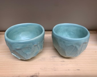 Pair of Kurinuki Cups