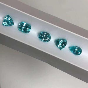 Top quality Paraiba Tourmaline Gemstone, ice blue, multiple faceted and size to choose( with GRC certificate), best gift.