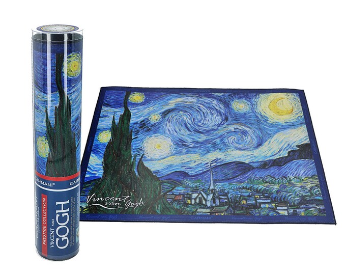 Table - Placemats Placemats Placemats Non-Slip Heat Resistant Decorated with Vincent Van Gogh "Starry Night"