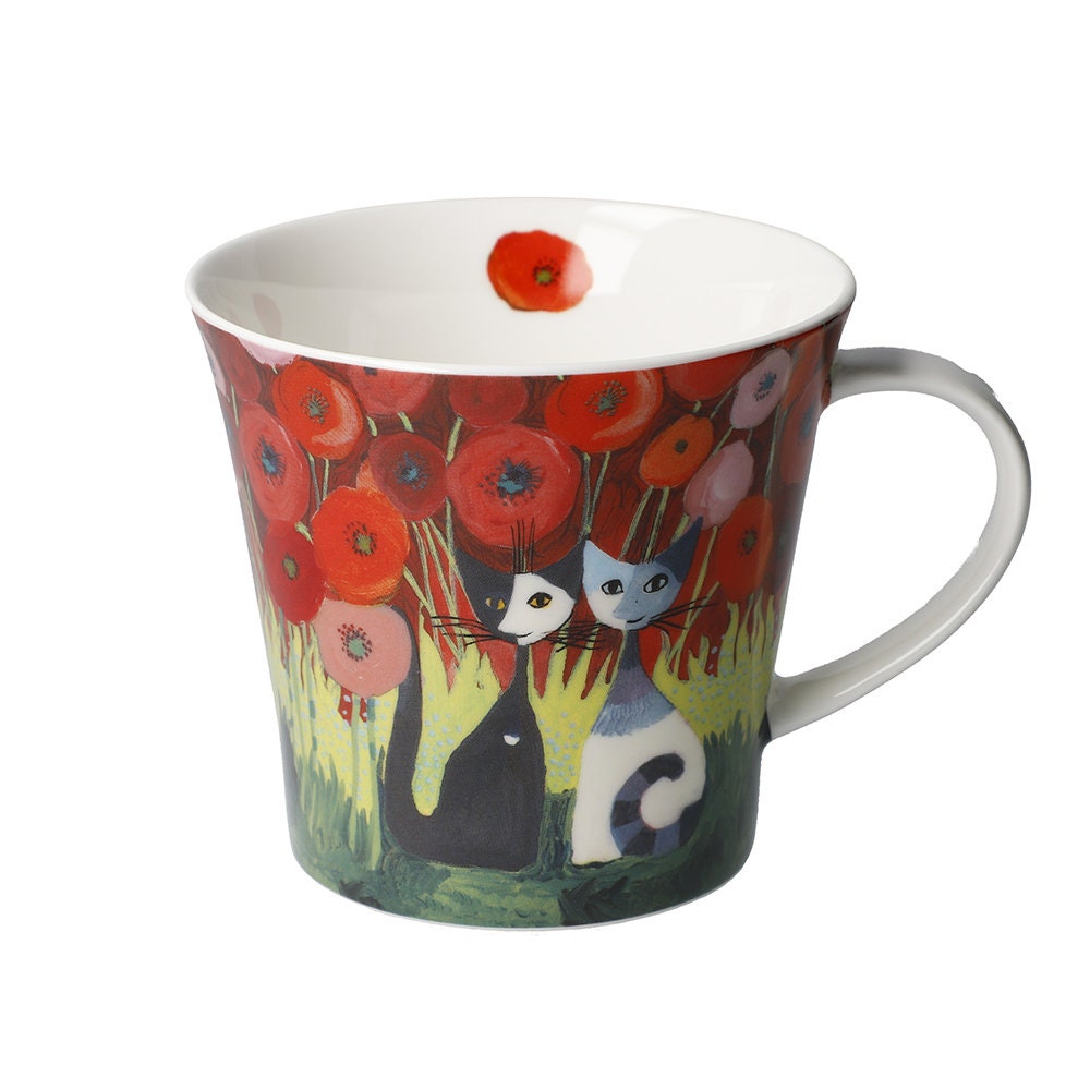 Goebel Mugs Rosina Wachtmeister Cats in Great Colors and Different Motifs.  Give the Gift of Joy, Sunshine and Warmth - Etsy