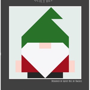 Mr. Gnome Quilt Block Pattern Revised PDF