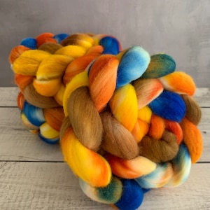 Flower Child - Hand Dyed Rambouillet Roving