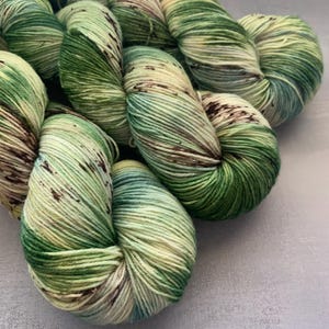 Hand Dyed Yarn Variegated - Pond - Dyed to Order - Sock, Sport, DK, Worsted Weight