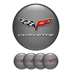 Chevrolet Epoxy Emblem Set of 4 x All sizes Domed Silicone Stickers 3D Print Logo for Wheel Center Cap, Laptop, Car interior, Door, Mirror