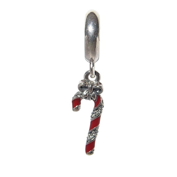 Pandora Sparkling Candy Cane Sterling Silver Enamel and CZ - Etsy Finland