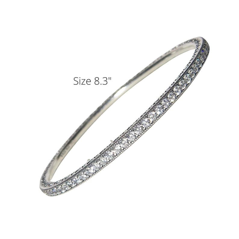 Pandora Twinkling Forever Bangle 590511CZ Size 8.3 | Etsy
