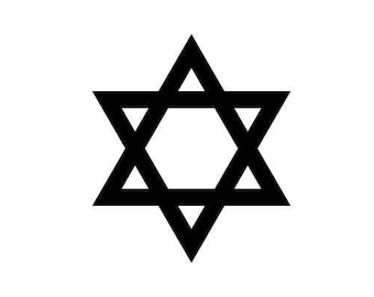 Star Of David Instant Digital Download PNG SVG Files
