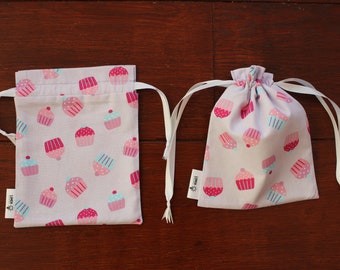Cupcakes drawstring bag