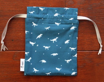 Dinosaurs drawstring bag