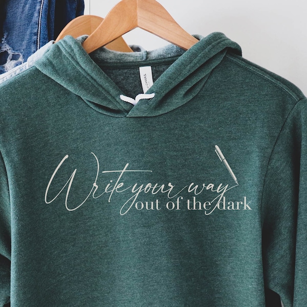 Writer Hoodie for Authors Librarians English Teachers Professors English Majors MFAs Writing