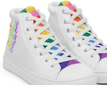 rainbow colour trainers