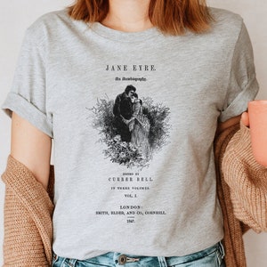 Jane Eyre Charlotte Bronte Classic Novel T-Shirt Gift