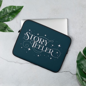 Storyteller Laptop Sleeve Writer Autor Regalo