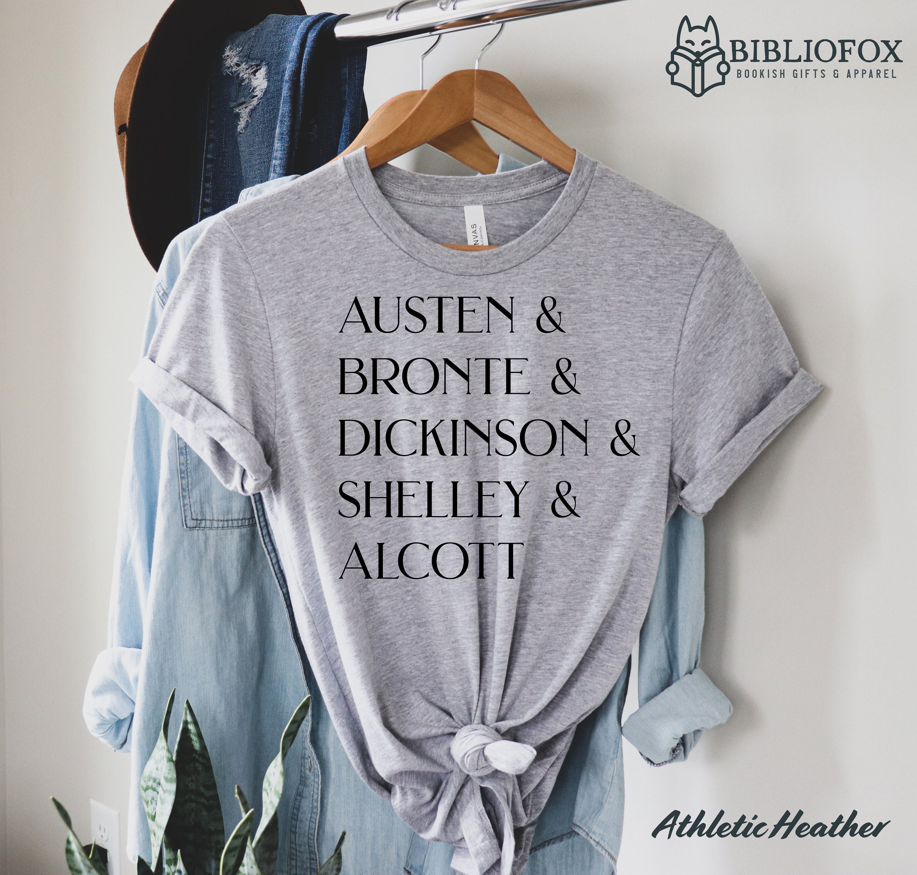 Austen Bronte Shelley Alcott T-Shirt | Female Authors Austen Bronte Shelley Alcott T-Shirt | Female Authors