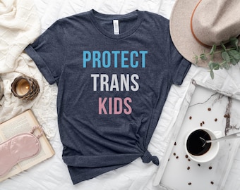 Camiseta Protect Trans Kids / Transgender Ally Shirt / LGBTQ+ Rights / Trans Rights / Transgender Rights / Support Trans Community