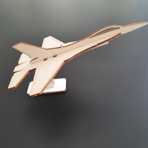 Customizable wooden American fighter plane