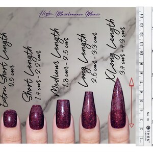 Amber Haven Super Sparkle Collection Hand Painted Press on Nails