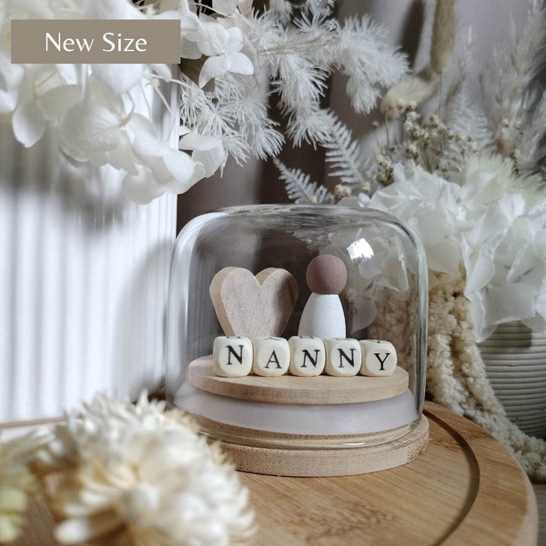 Mum/Nanna - Customizable Miniature Mother's Day Globe - Pick your Wording, Colouring and Skin tones
