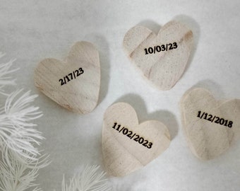 Wood Burning Service on Wooden Hearts -  ( Service only - Does not include Wooden Heart item or Globe )