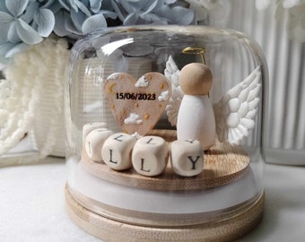 Cloud Angel Globe - Custom Wording ,Clothing Colour, Skin tones