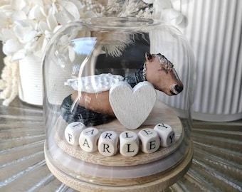 Horse Memorial Gift | Custom Pet Sympathy Keepsake | Personalised Remembrance Dome