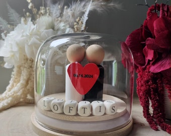 Personalized Couple Globe | Wedding, Anniversary Gift | Custom Mr & Mrs Keepsake | Engagement Present