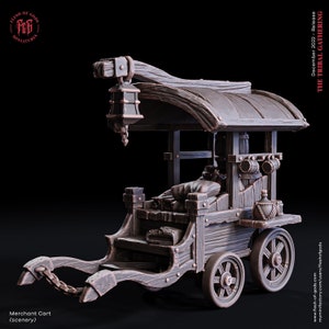 Miniaturowy Handelswagen | Kaufmannswagen | Uchwyt stołowy | RPG | Tropiciel | Lochy i smoki | Ciało Bogów