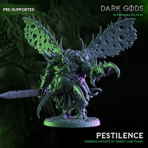 Die Pest Miniatur von Dark Gods Jaydon Hill | 3D Druck | Tabletop | Pestilence