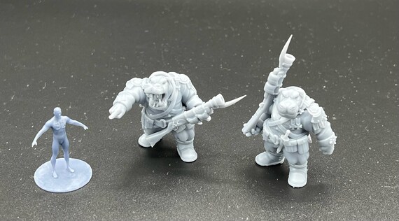 Hippofolk | Giff Gunfighter | Miniature for Tabletop games like D D and War  Gaming