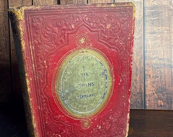 The Youth's Keepsake, A New Years and Christmas Present - circa 1855 - collected writings - Leavitt and Allen - RARE antique book