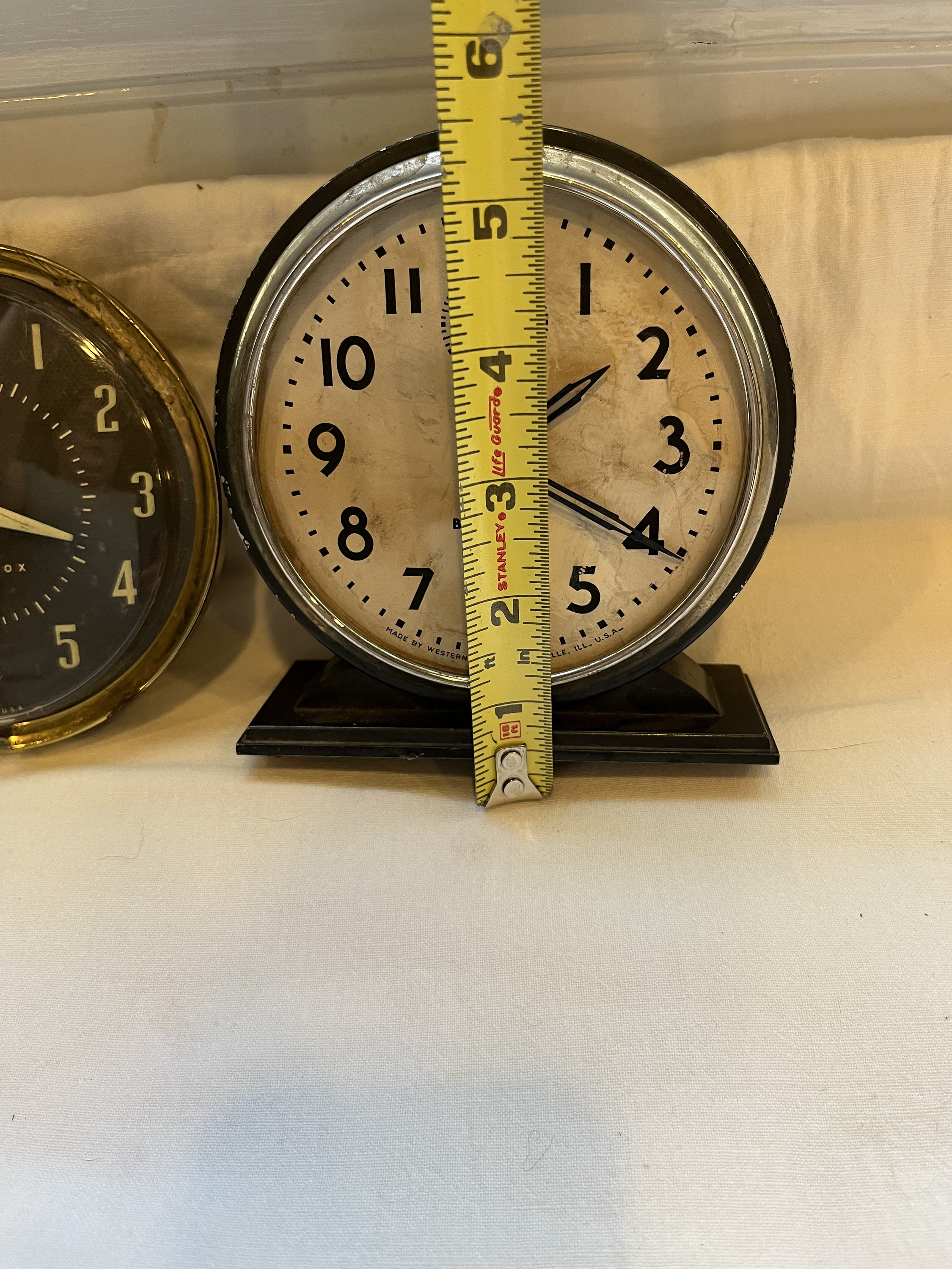 Vintage Westclox Big Ben and Baby Ben Clocks Wind up Clocks Black and ...