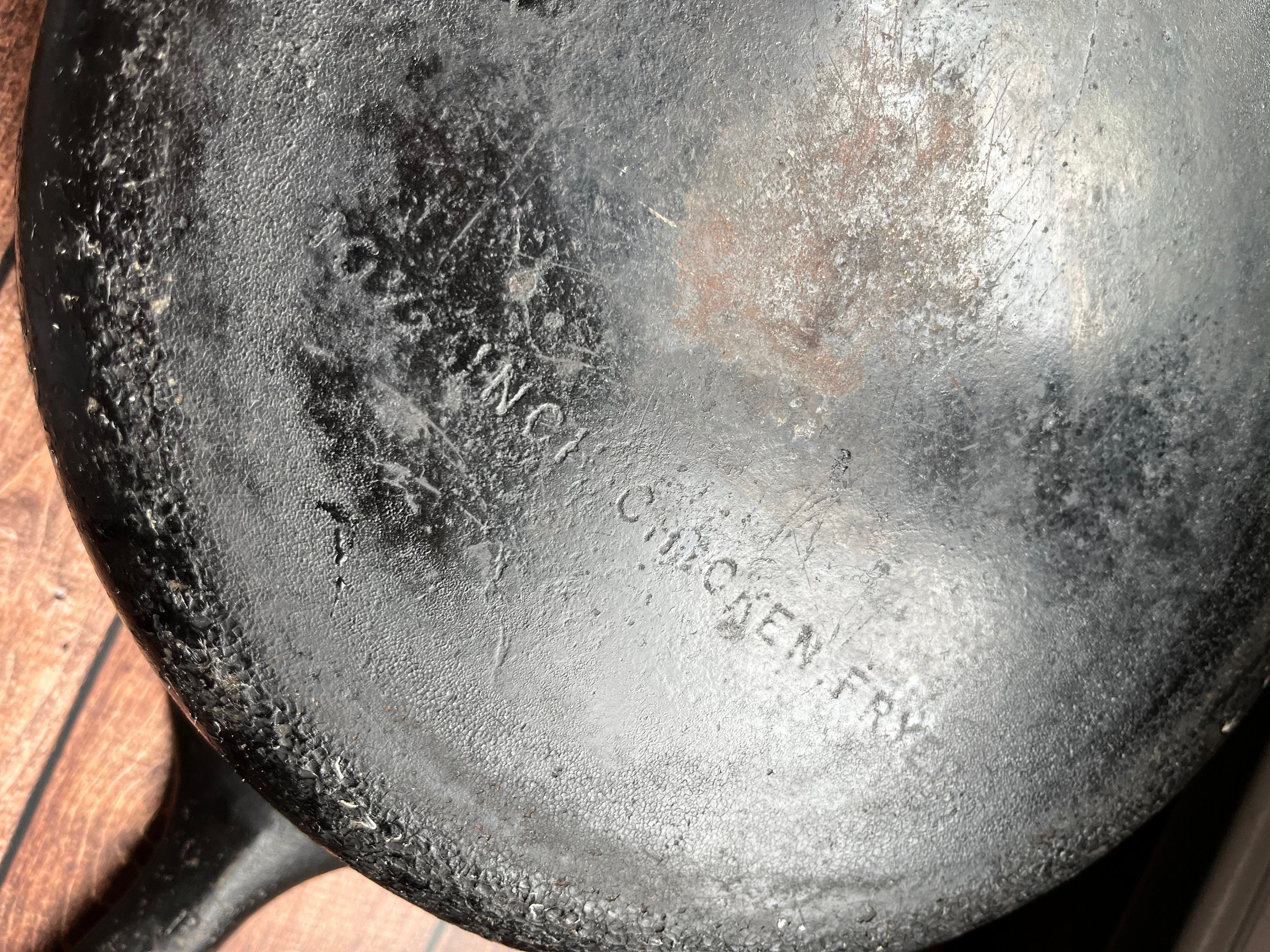 Wagner No 8 Chicken Fry Pan Deep Skillet 10.5 Inches Unmarked Wagner Etsy