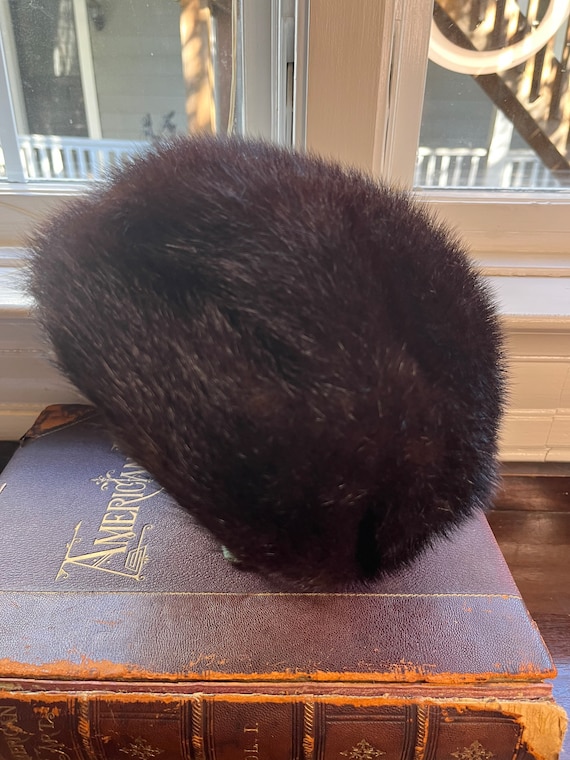 Vintage 1960s mink fur hat - Woodward Lothrop - w… - image 1