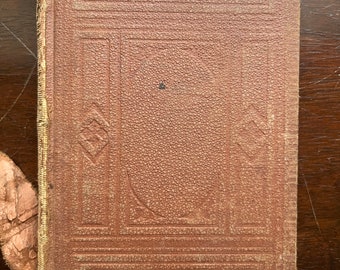 Testament of Psalms - antique book - rare - New Testament - 1880 - American Bible Society