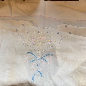 Antique Edwardian childs&#39; night dress - embroidered nightgown