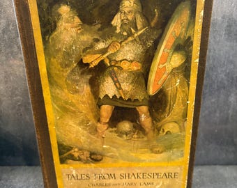 Antique 1918 Tales from Shakespeare Charles Mary Lamb Louis Rhead Illustrated
