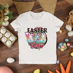 Easter Vibe | Sublimation PNG | Bunny Art | Instant Download | Retro Easter Shirt | 3 Bunnies | Vintage T Shirt Desgin | Image File