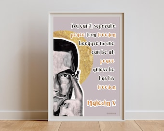 60 zwarte geschiedenis- en cultuurposters, iconen en citaten - muurkunst (direct downloaden)