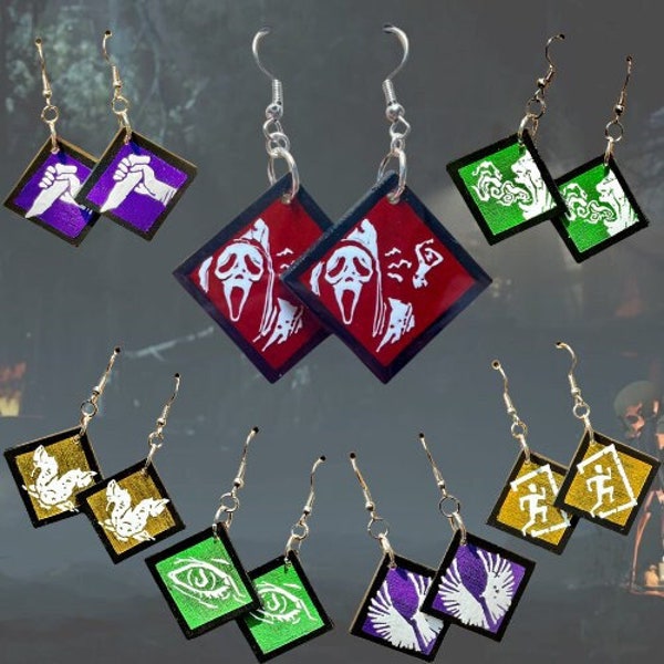 Dead By Daylight Perk Earrings