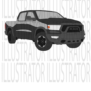 Revel Truck Illustrator Vector