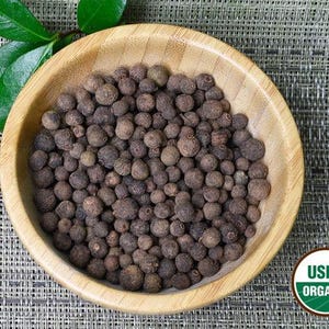 ALLSPICE Whole Organic | Jamaican Pimento | All Spice Berry Dried  Pimenta Dioica 1.5 oz