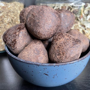 4 x Handmade COCOA BALLS | Jamaican Chocolate Tea | Organic Handcrafted Natural | Authentic| Jamaica made