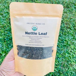 Organic Nettle Leaf Herb c/s for Teas Tinctures Capsules | NON GMO | Pesticide Free | Herbicide Free