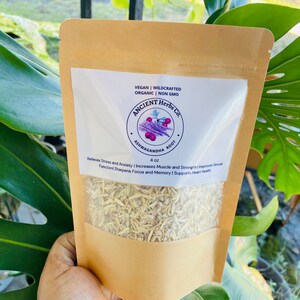 USDA Organic ASHWAGANDHA ROOT Dried Herb for Herbal Teas | Tinctures | Capsules bild 3