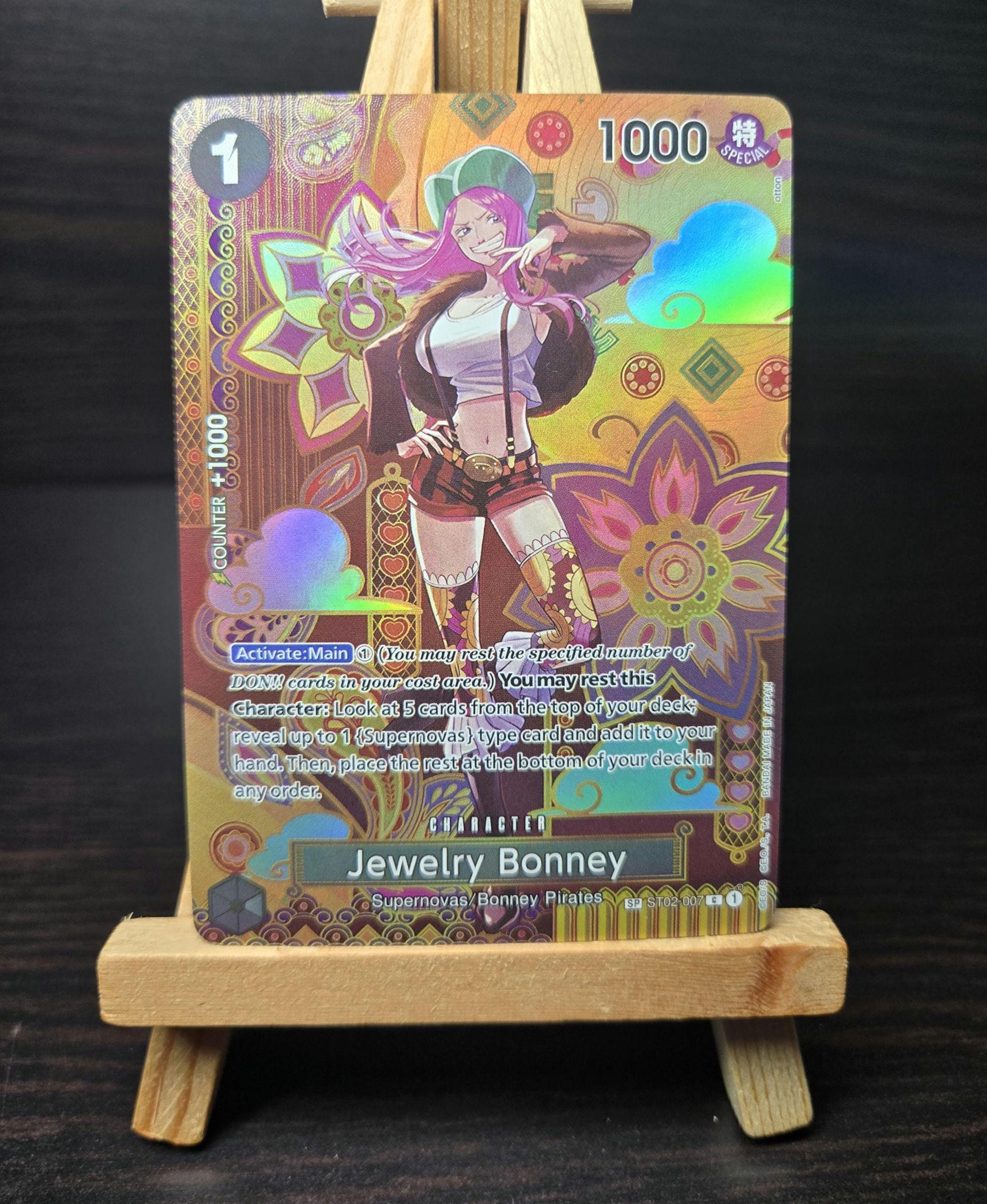 TEXTURED PROXY Jewelry Bonney SP ST02 English One Piece Tcg - Etsy