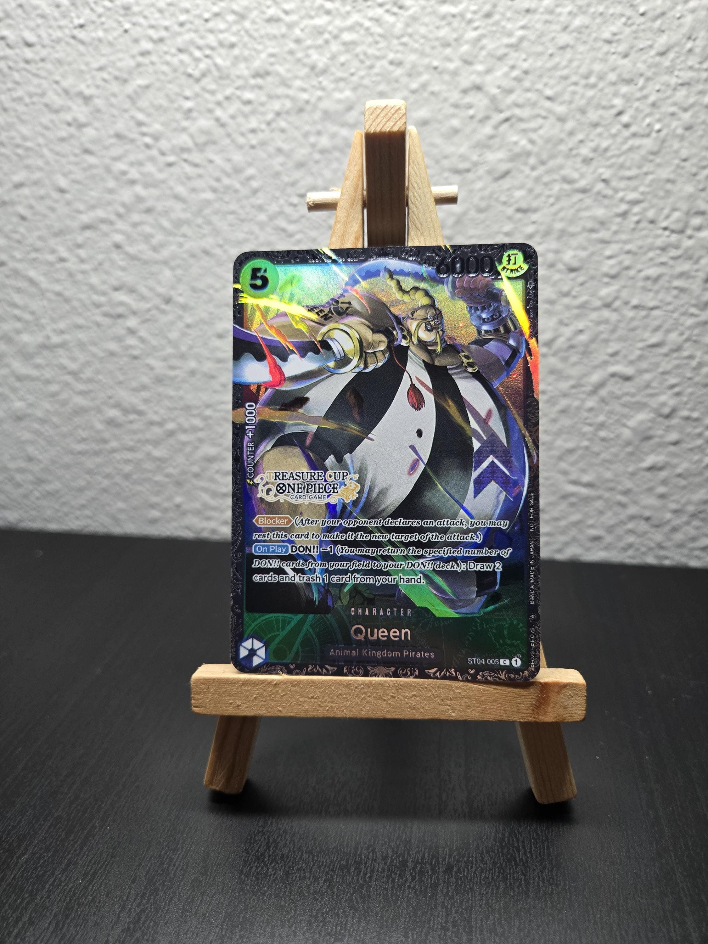 PROXY Queen ST04-005 One Piece TCG Treasure Cup Promo English Textured  Proxy - Etsy