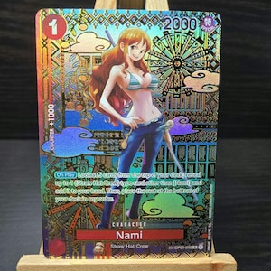 TEXTURED PROXY Nami SP OP01 English One Piece Tcg