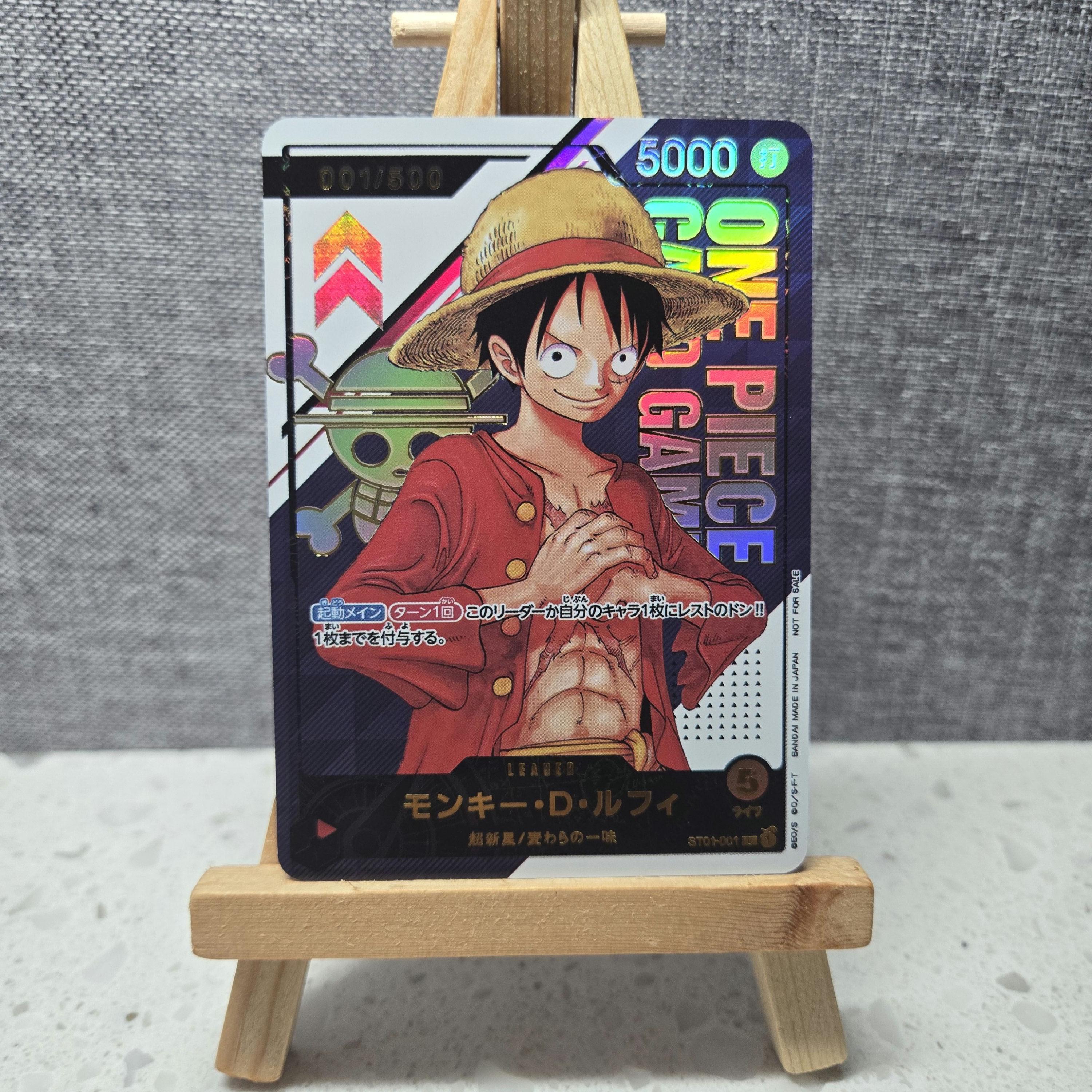 PROXY Monkey D Luffy ST01-001 One Piece TCG Event Promo Japanese