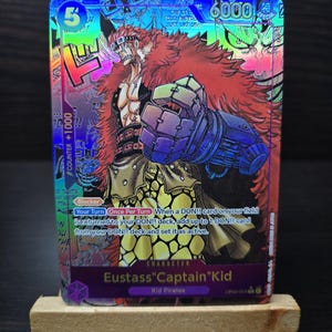 TEXTURED PROXY Eustass Captain Kid OP5 English Manga One Piece TCG